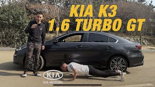 KIA Cerato здорового человека. KIA K3 1.6 TURBO GT из Южной Кореи в Россию.