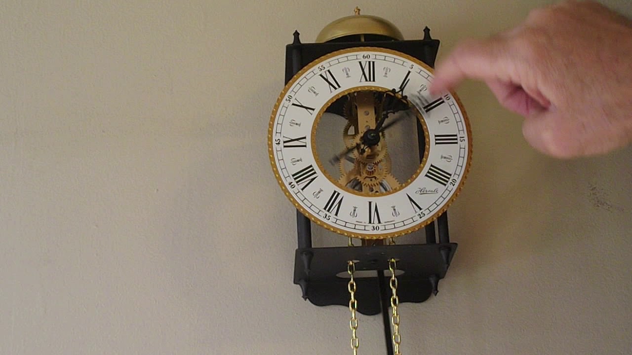 Hermle Skeleton Wall Clock YouTube