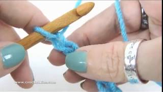 Tunisian Crochet: Half Double Crochet (thdc) Left Handed