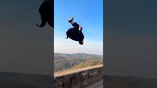 Sketchy Backflip With An Amazing View 😍💯 #Backflip #Flip #Parkour