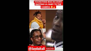 Young Thug Rapping Lil Baby In Court 😤🔥 #shorts