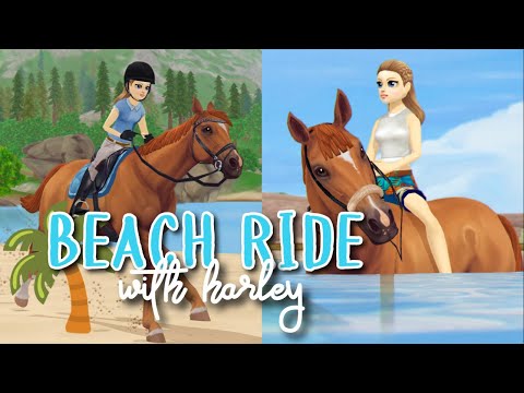 Beach Ride w/ Harley! [Star Stable Realistic Roleplay]