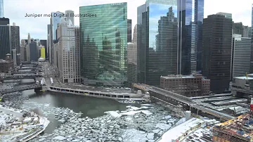 VIDEO: Chicago River Fills With Ice In Time-Lapse Video