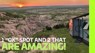 BOONDOCKING NEAR WALL SD.  ULTIMATE GUIDE TO 2 AMAZING SPOTS AND 1 THAT'S OK.  HOW WE DO IT!