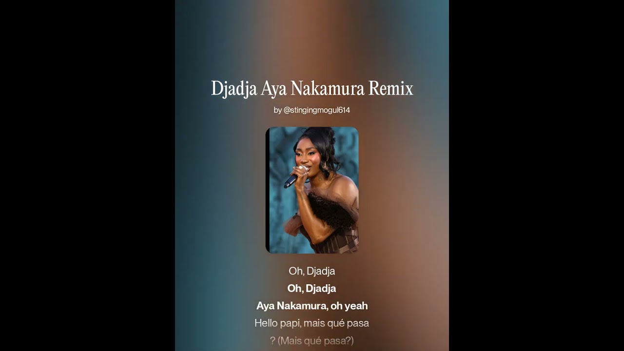 Djadja Aya Nakamura Remix #2