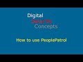 Scheduling and Performing a Patrol in PeoplePatrol