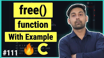 free() With Example | Explain In Hindi | C Language | Dynamic Memory Allocation | By Nirbhay Kaushik