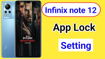 How to lock apps in Infinix note 12/Infinix note 12 me app lock kaise kare/app lock setting