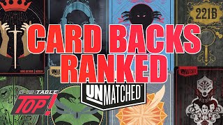 Unmatched Card Backs Ranked