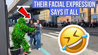 I welcomed them to Italy/ Bushman prank best reaction 2023🤣🤣#funny #fun #prank #italia #comedy