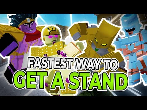The Fastest Way To Get Stands In Your Bizarre Adventures Youtube - jojo golden wind giorno s theme roblox id roblox music codes in 2020 he broke my heart roblox my heart is breaking