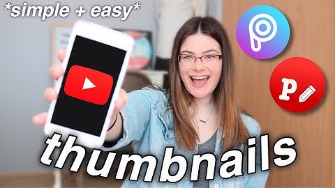How to make custom THUMBNAILS for your YOUTUBE VIDEOS! simple + easy tutorial on your phone! *FREE*