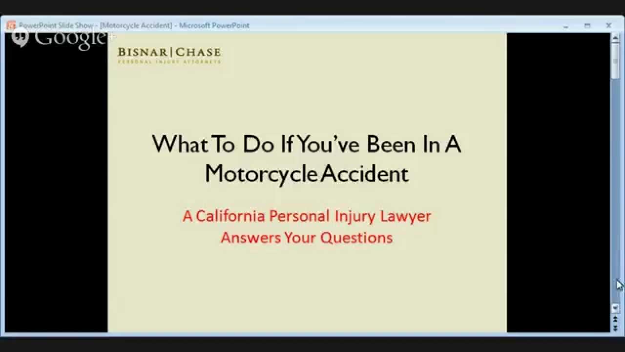 Los Angeles Motorcycle Accident Lawyer - California Motorcycle Injury