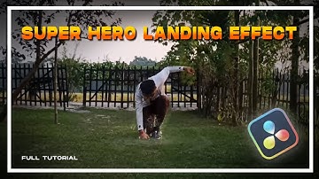 SUPER HERO LANDING EFFECT IN DAVINCI RESOLVE || ARIJIT ROY