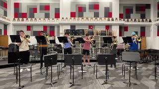 Bruckner Etude für das tiefe Blech - Coppell HS Wind Symphony Trombone Ensemble