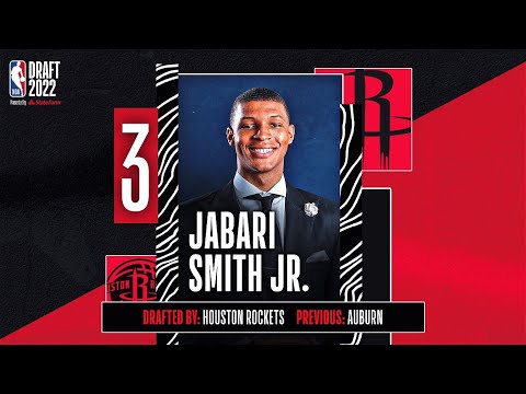 Jabari Smith Goes 3rd Overall In The 2022 #NBADraft