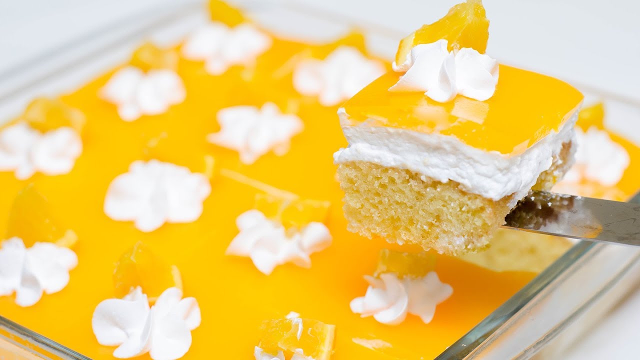 ORANGE SLICE CAKE I ORANGE PASTRIES l EGGLESS & WITHOUT OVEN