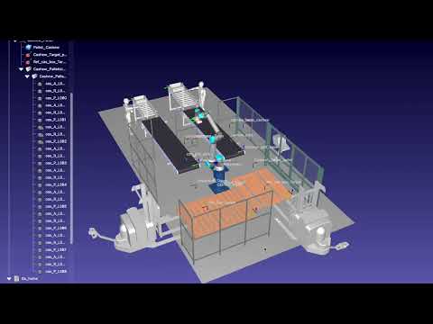 Virtual Application Development (RoboDK Simulator) using Python Programming
