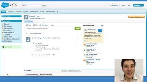 Salesforce: How To Create A Task And Event
