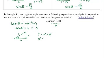 OS 6.3 Inverse Trigonometric Functions: Example 5