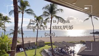 하와이 신혼여행 마우이 쉐라톤 3박 / 블랙락비치 / 할레아칼라