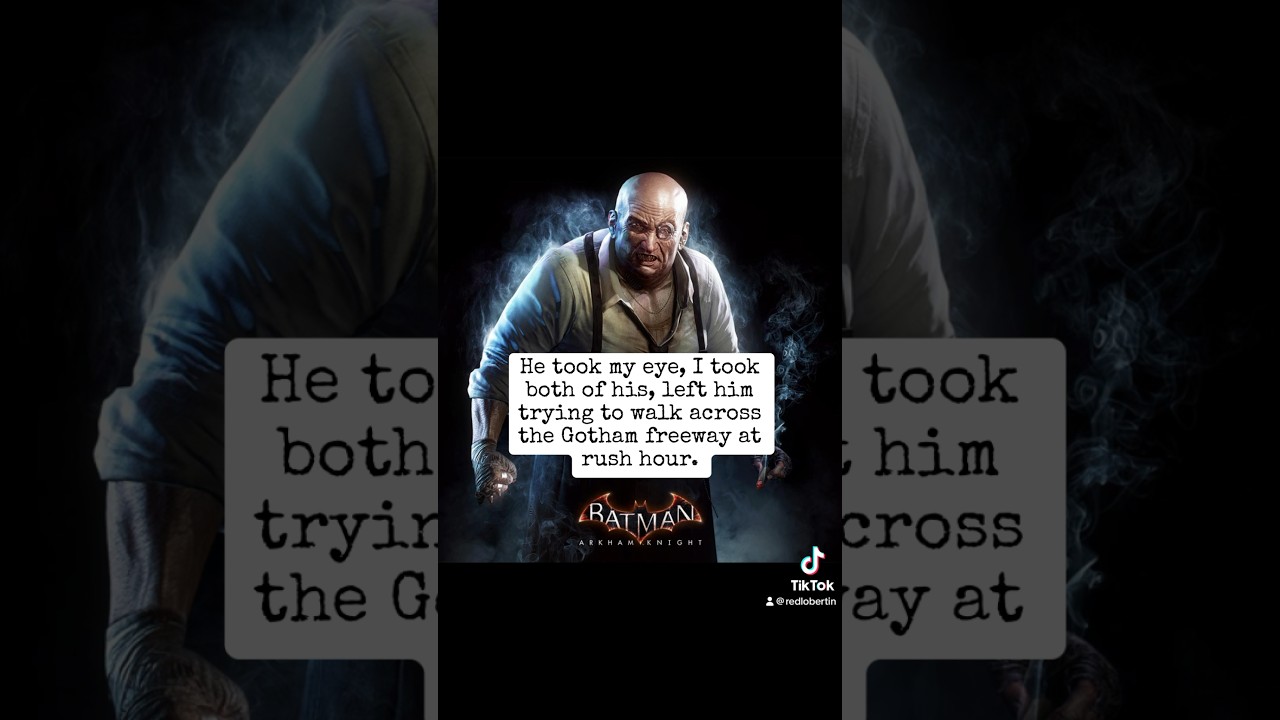 How the Arkham Penguin got his bottle eye