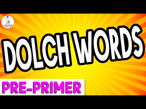 Dolch Words for Kids #1 (Pre Primer Dolch Sight Words) | Learn Sight Words and Dance