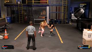 AJ Lee vs Charlotte Flair Backstage Brawl WWE 2k26 Sunday April 5th 2026