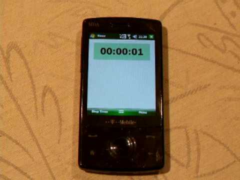 Simple Timer Application with Windows Mobile 6 Professional SDK