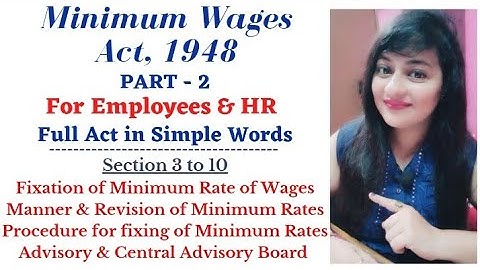 Minimum Wages Act 1948 #minimumwagesact #statutorycompliances #readytogetupdate #readyforssenglish