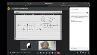 NPTEL: Linear systems theory, July-Nov 2023 Tutorial Week-3