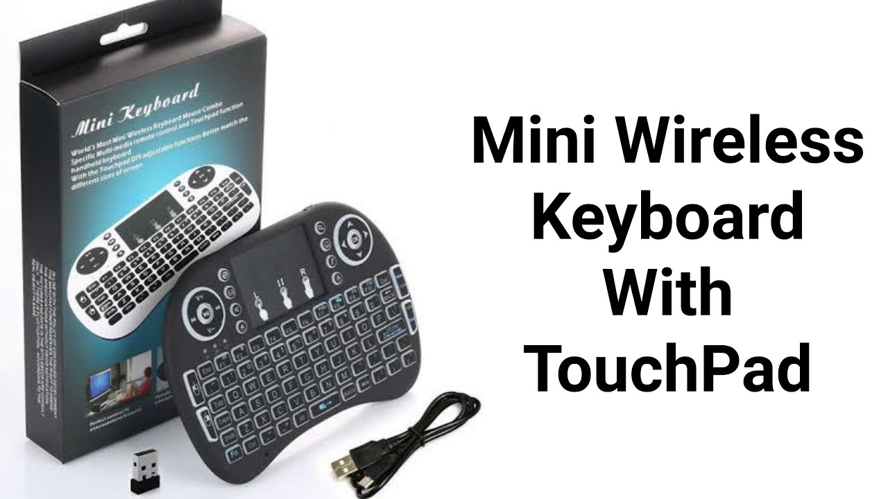 Mini Wireless Keyboard with Touchpad Review - Use With Mobile, PC, Smart TV - Must Have !