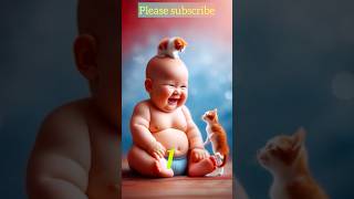 Cute baby kitties shorts 🥰🐈 #shorts #baby #kitten #cat #cats #biral #shortsfeed #kittenshorts