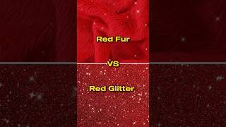 Red fur vs Red glitter ♥️??/ dress ?/ purse ?..trending viral shortvideo trend