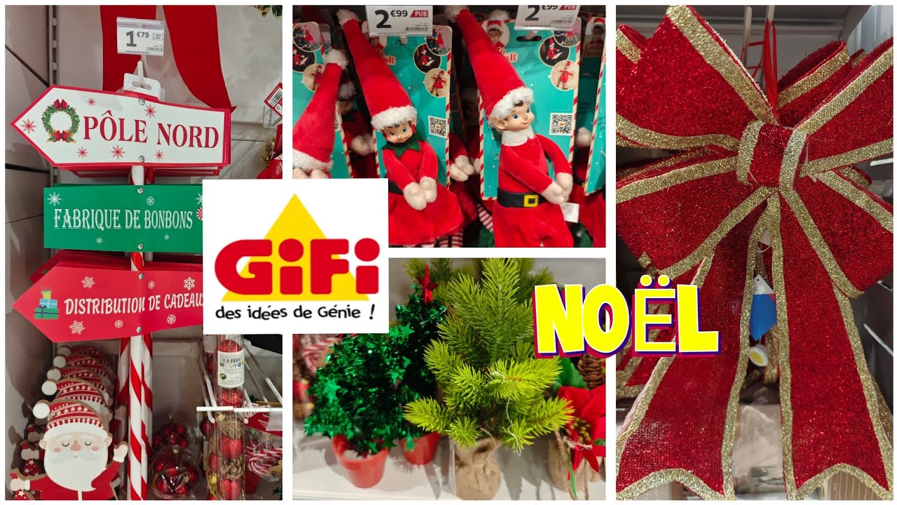 ARRIVAGE GIFI : DÉCO DE NOËL 🎄 LUTIN FARCEUR 🎄15/11/2025