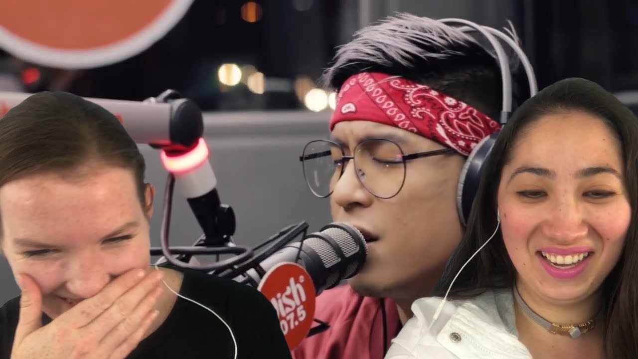 Kris Lawrence sings Isang Saglit LIVE Wish FM Reaction Video - YouTube