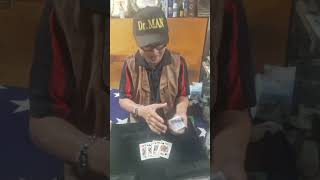@สอนวิธีคอนโทรลไพ่ | how to control card trick tutorial #magic #magician #cardcreations | Dr.Man