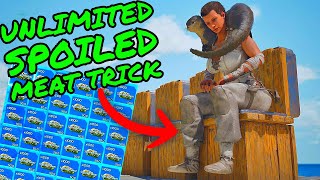 INSTANT SPOILED MEAT TRICK in Ark Survival Ascended NEW ASA Feature