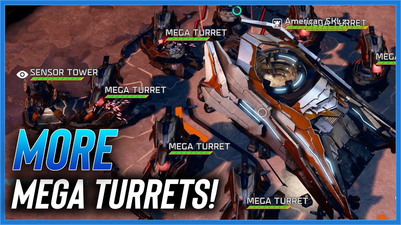 The Return of a Full MEGA TURRET Base! Halo Wars 2