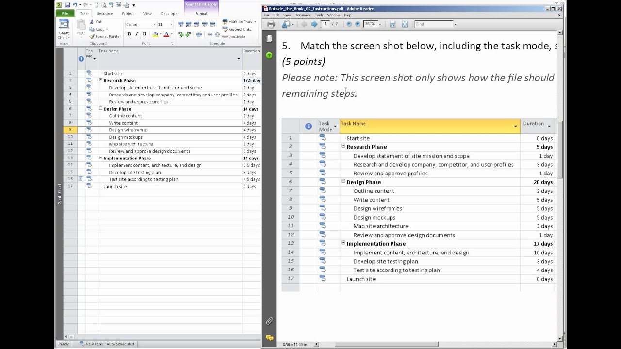 Microsoft Project Dotted Line On Gantt Chart