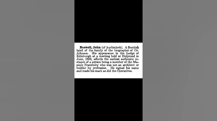Boswell, John: Encyclopedia of Freemasonry By Albe...