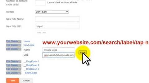 How to Add Tab, Sub Tab, Menu, Sub Menu and Drop Down Menu in Blogger | Blogger Earning in India