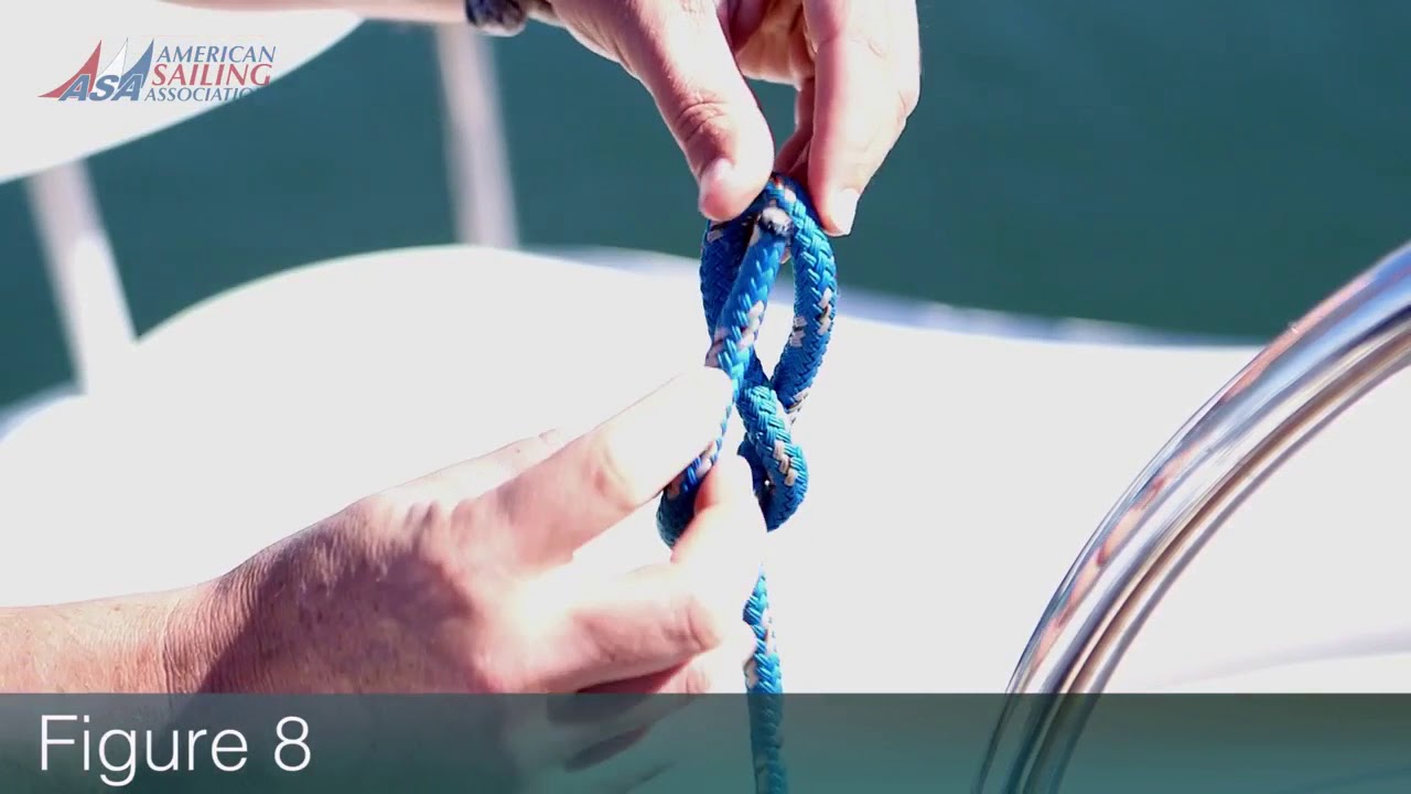 ASA Knots Made Easy Figure Eight Knot, or Stopper Knot YouTube
