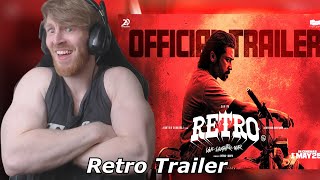 Retro Trailer Suriya Pooja Hegde Karthik Subbaraj Santhosh Narayanan Reaction By Foreigner