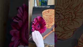 Painting techniques I didn’t learn in art school 🎨 #art