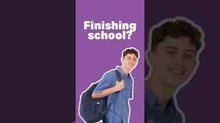 Finishing school Discover what matters to you.