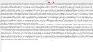 2023 M5Bilisim Zabıt Katipliği 3 Dakika 254 Kelime