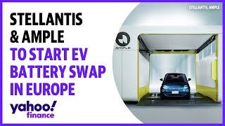 Stellantis, Ample to introduce battery swap stations in Europe