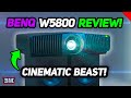 BENQ W5800 REVIEW - 4K LASER HOME THEATER PROJECTOR