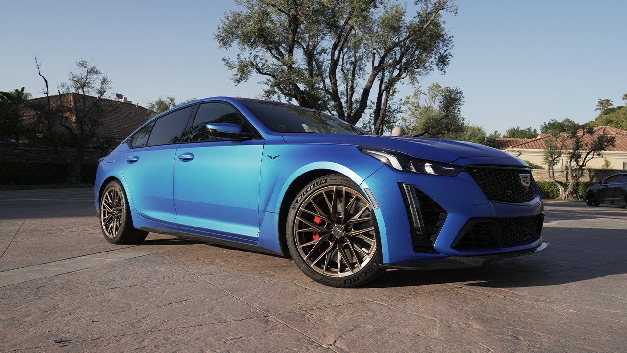 Insane CADILLAC BLACK WING with full Matte CLEAR BRA & Ceramic Wheels